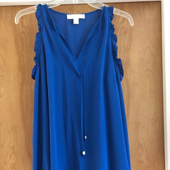 Michael Kors Ruffle Cold Shoulder Size XS - Picture 1 of 5
